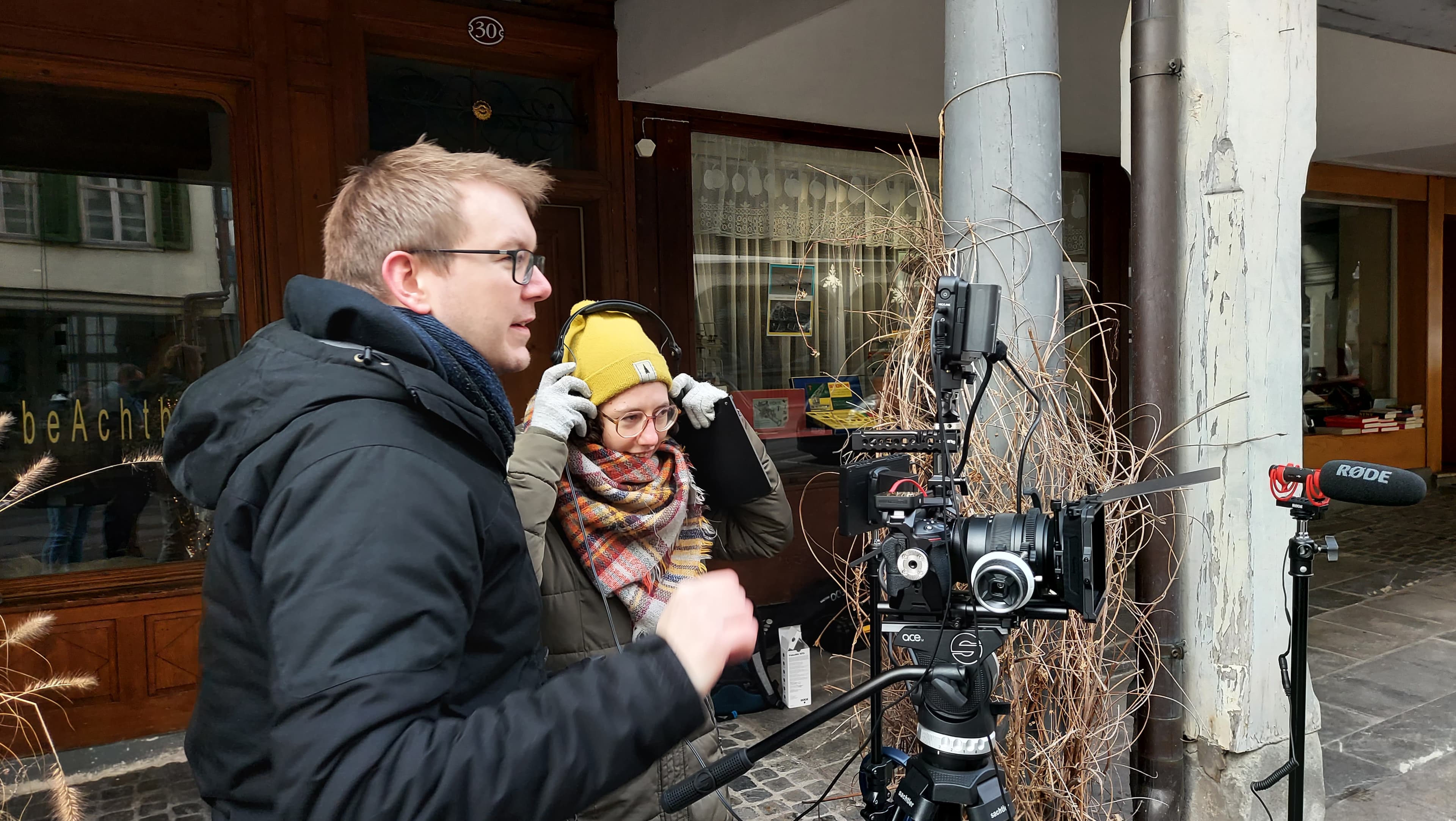 Das Filmteam im Toggenburg